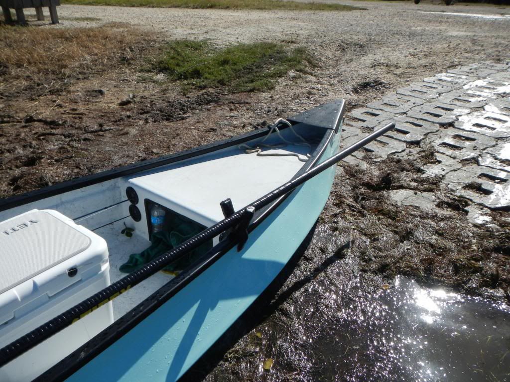 Gheenoe push pole holders Dedicated To The Smallest Of Skiffs